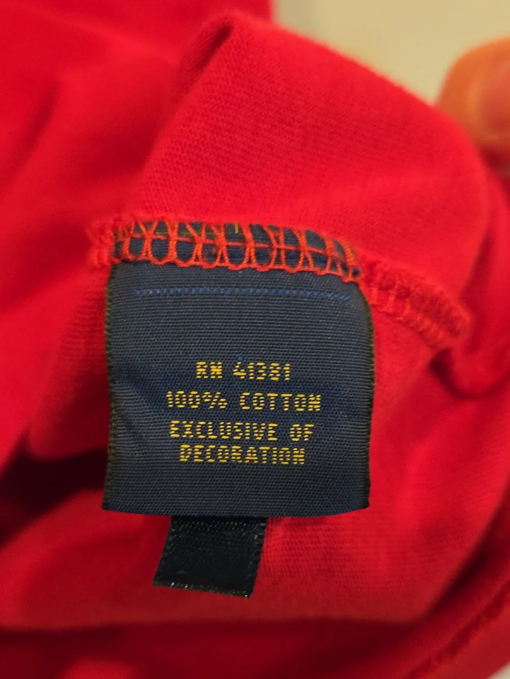 POLO RALPH LAUREN Red Pocket Crewneck T-Shirt - Men's